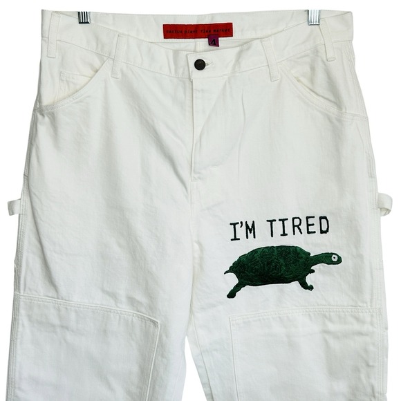 CPFM Cactus Plant Flea Market Im Tired Painters Pants 4 / 36 Y2k Streetwear NEW - Picture 3 of 12